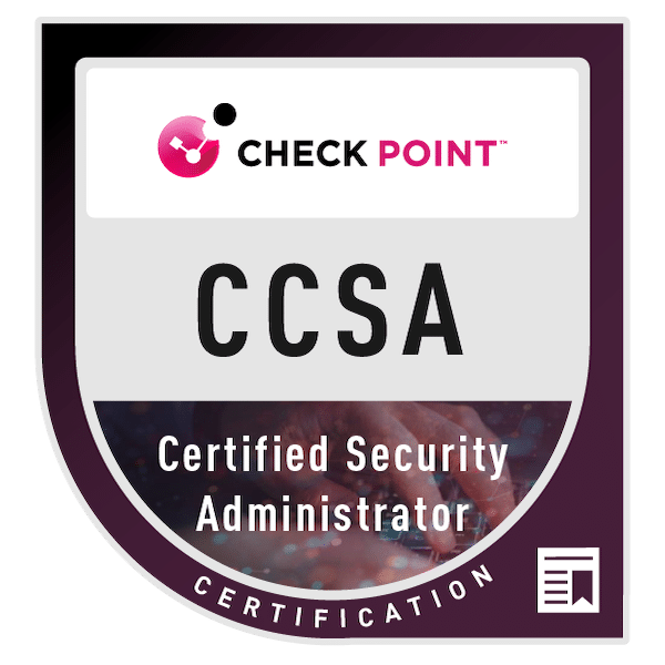 Check Point Certified Security Administrator R81, avec préparation à la certification CCSA